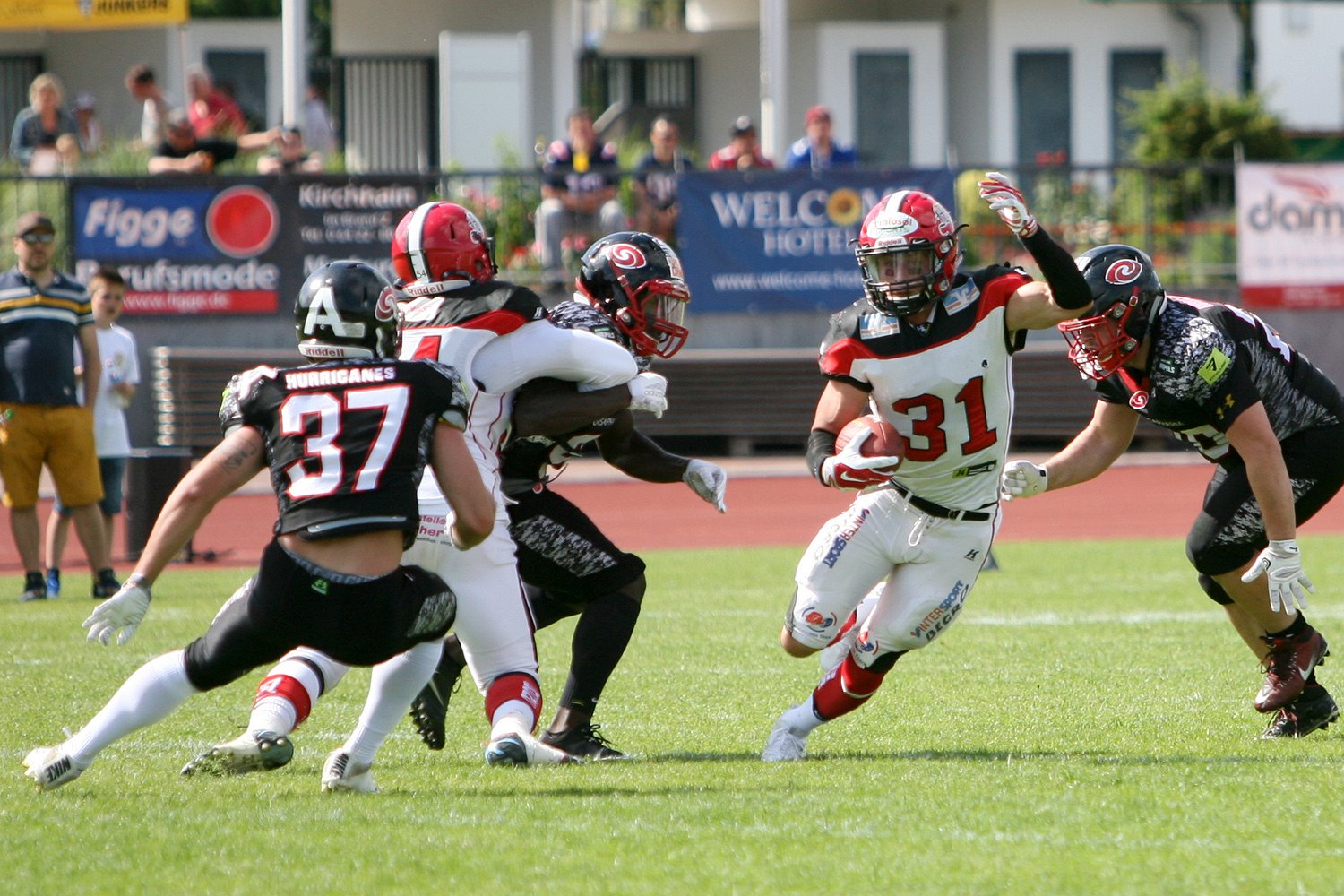 "Mercs" laufen nach der Halbzeitpause heiß - Verdientes 27:10 gegen Saarland Hurricanes