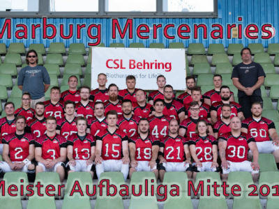 Marburg Mercenaries II Meister der Aufbauliga Mitte